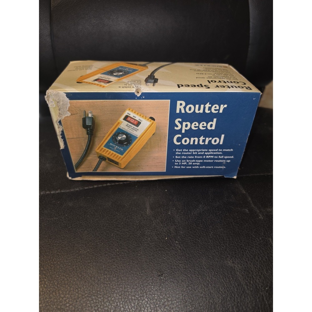 Rockler Router Speed Control - Yellow Router Speed Controller
